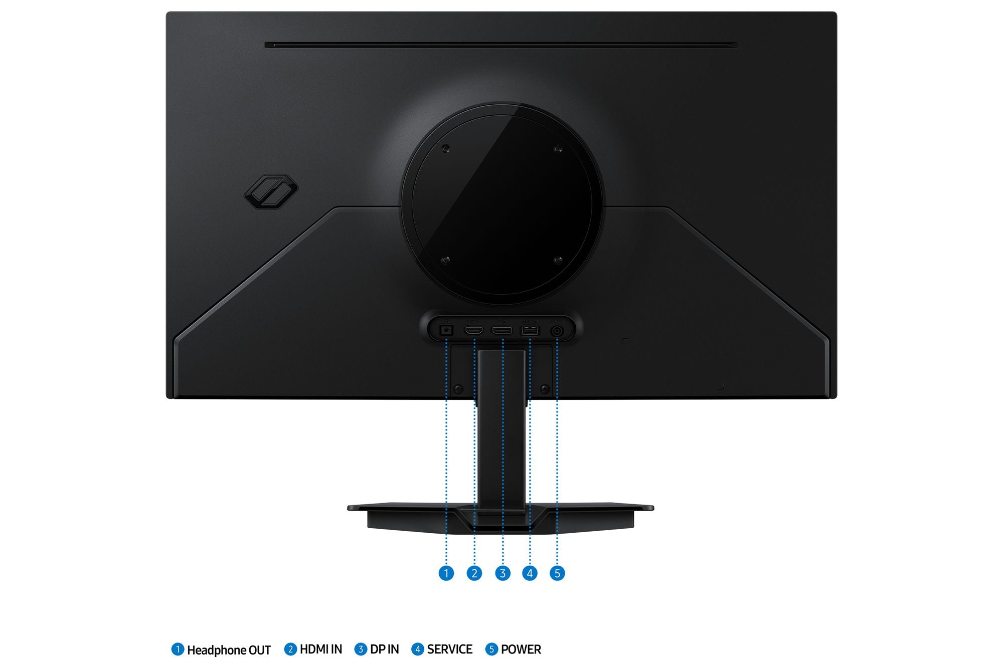 "Samsung G50F écran plat de PC 68,6 cm (27"") 2560 x 1440 pixels Quad HD OLED Noir"