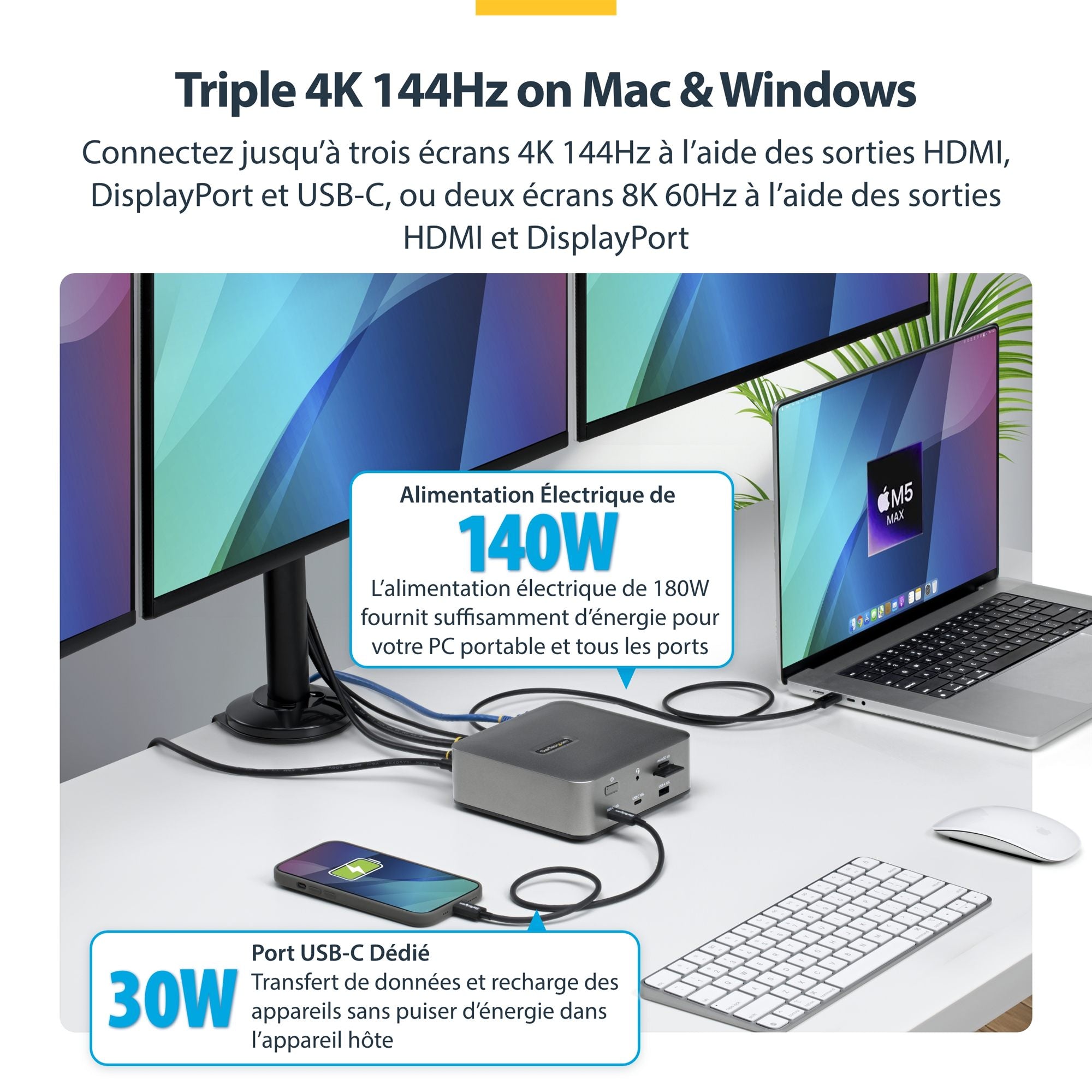 Thunderbolt 5 Docking Station 140W PD