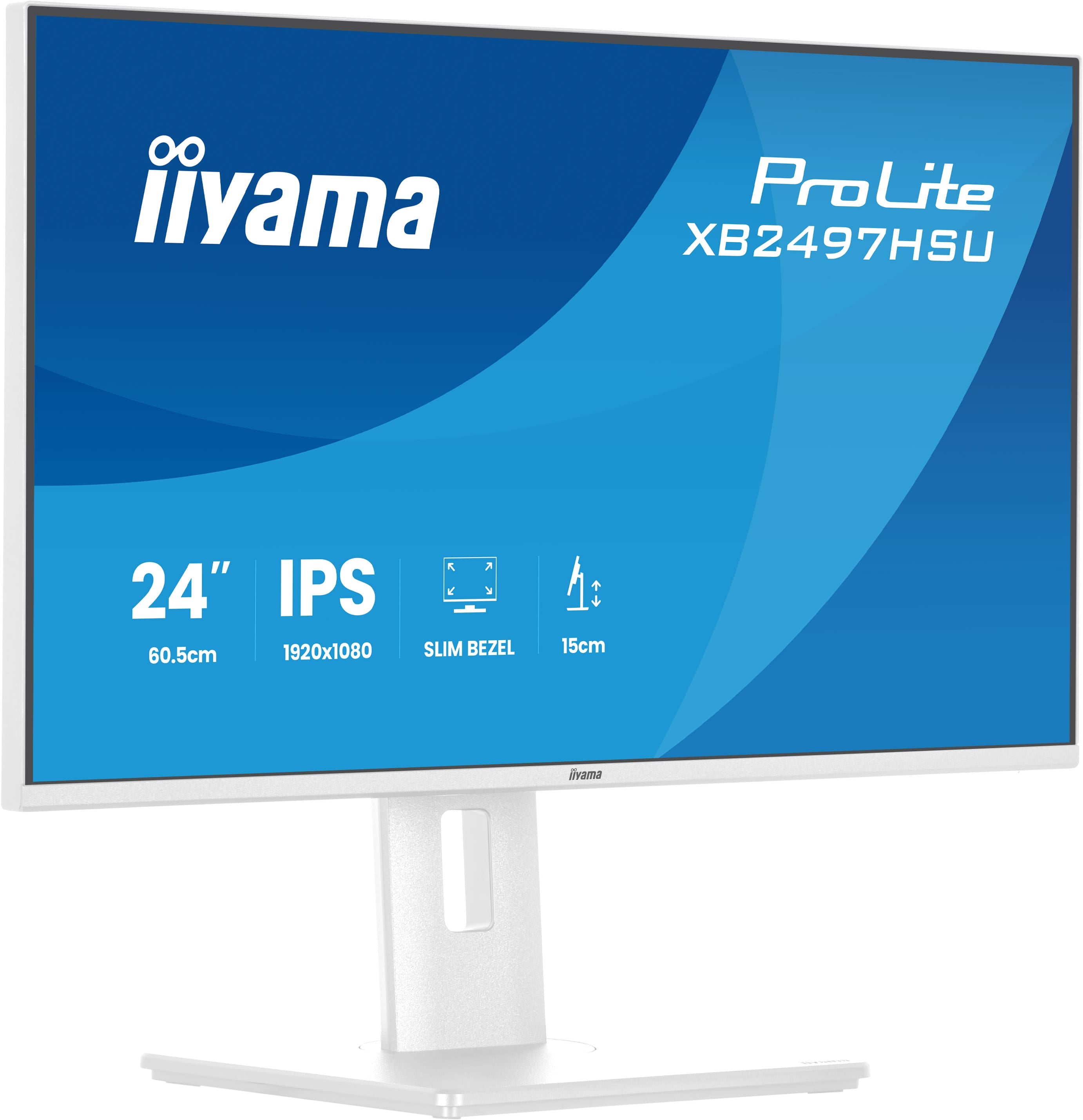 XB2497HSU-W1 24"" FHD Bsnss IPS WHITE
