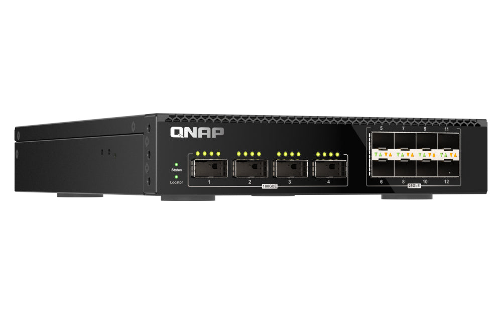 4x100GbE 8x25GbE managed half-rackmount