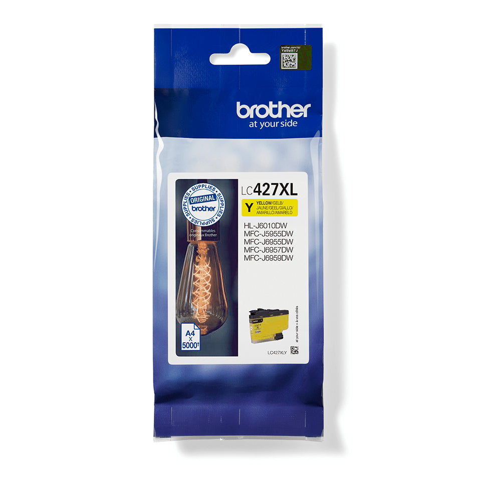 BROTHER Yellow Ink Cartridge - 5000 Pages