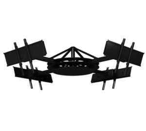Peerless Multi Display Ceiling Mount 37 to 75 Black