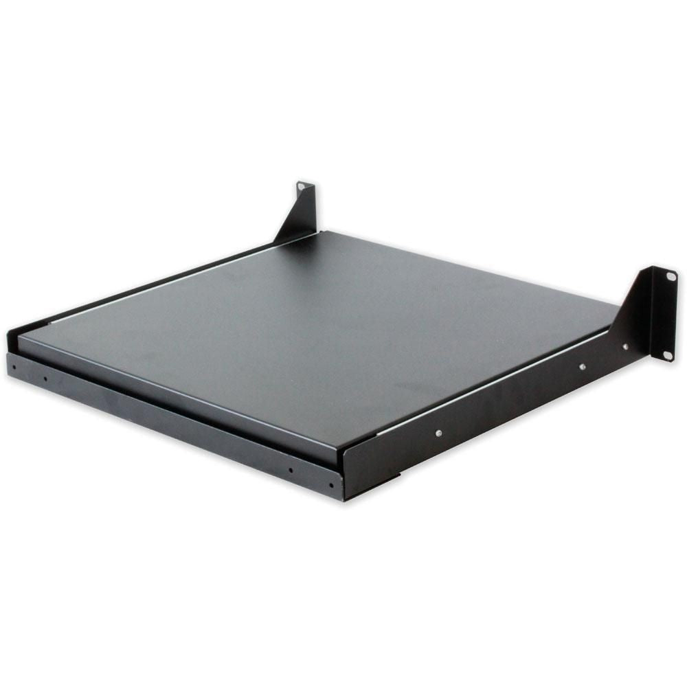 "Techly I-CASE TRAY-5-BK Étagere 2U 400mm rack 19"" coulissante noire"