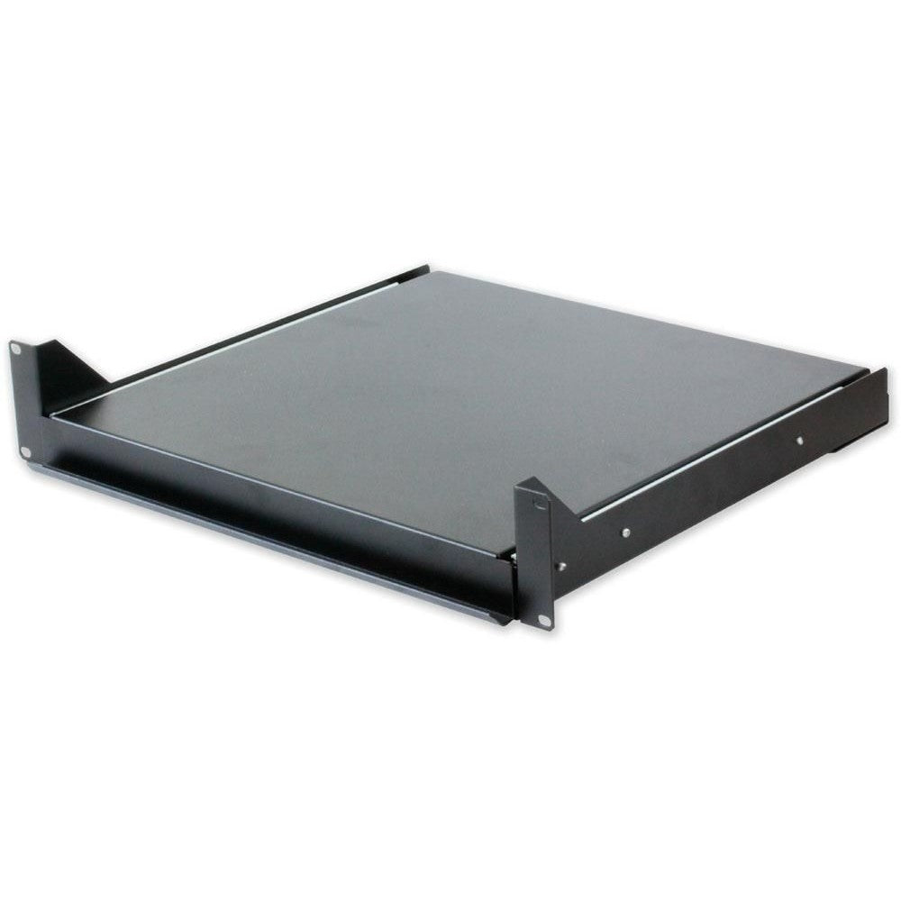 "Techly I-CASE TRAY-5-BK Étagere 2U 400mm rack 19"" coulissante noire"