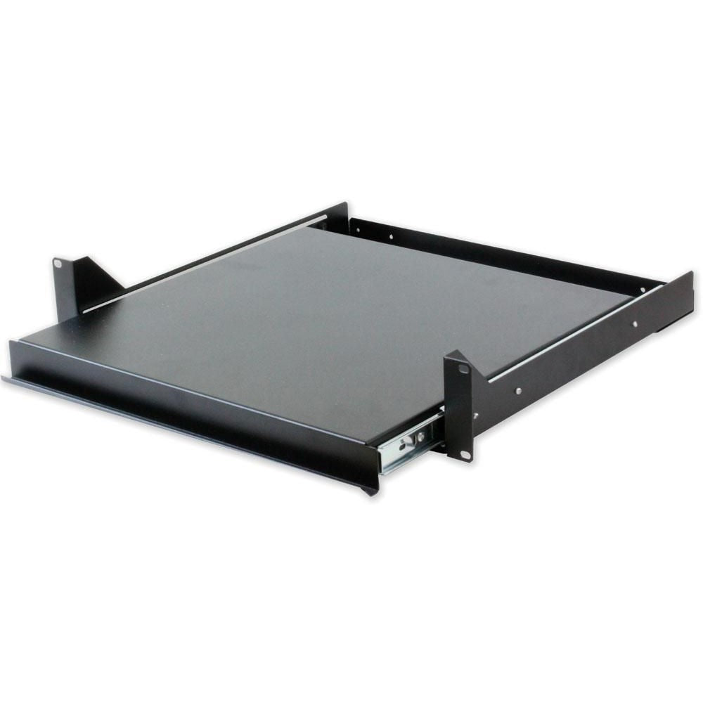 "Techly I-CASE TRAY-5-BK Étagere 2U 400mm rack 19"" coulissante noire"