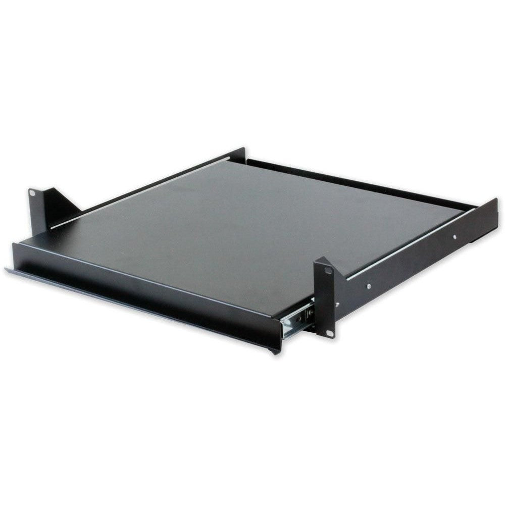 "Techly I-CASE TRAY-5-BK Étagere 2U 400mm rack 19"" coulissante noire"