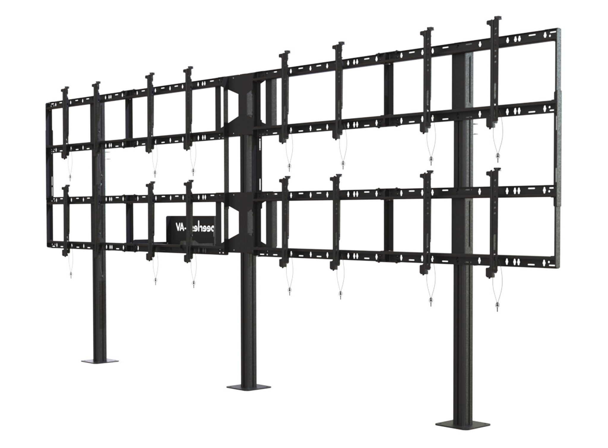 Peerless Modular Video Wall Pedestal Mount 4x2 VESA 200600x400