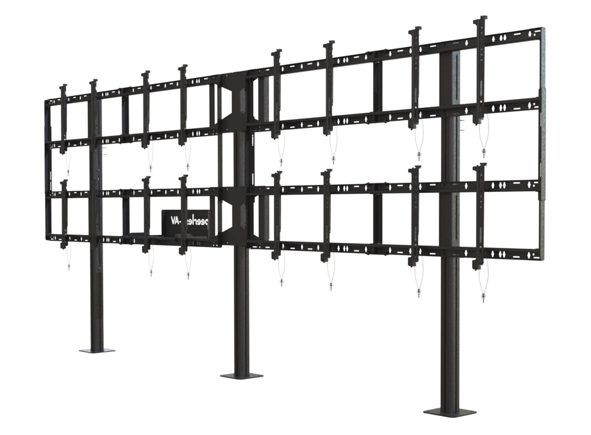 Peerless Modular Video Wall Pedestal Mount 4x2 VESA 200600x400