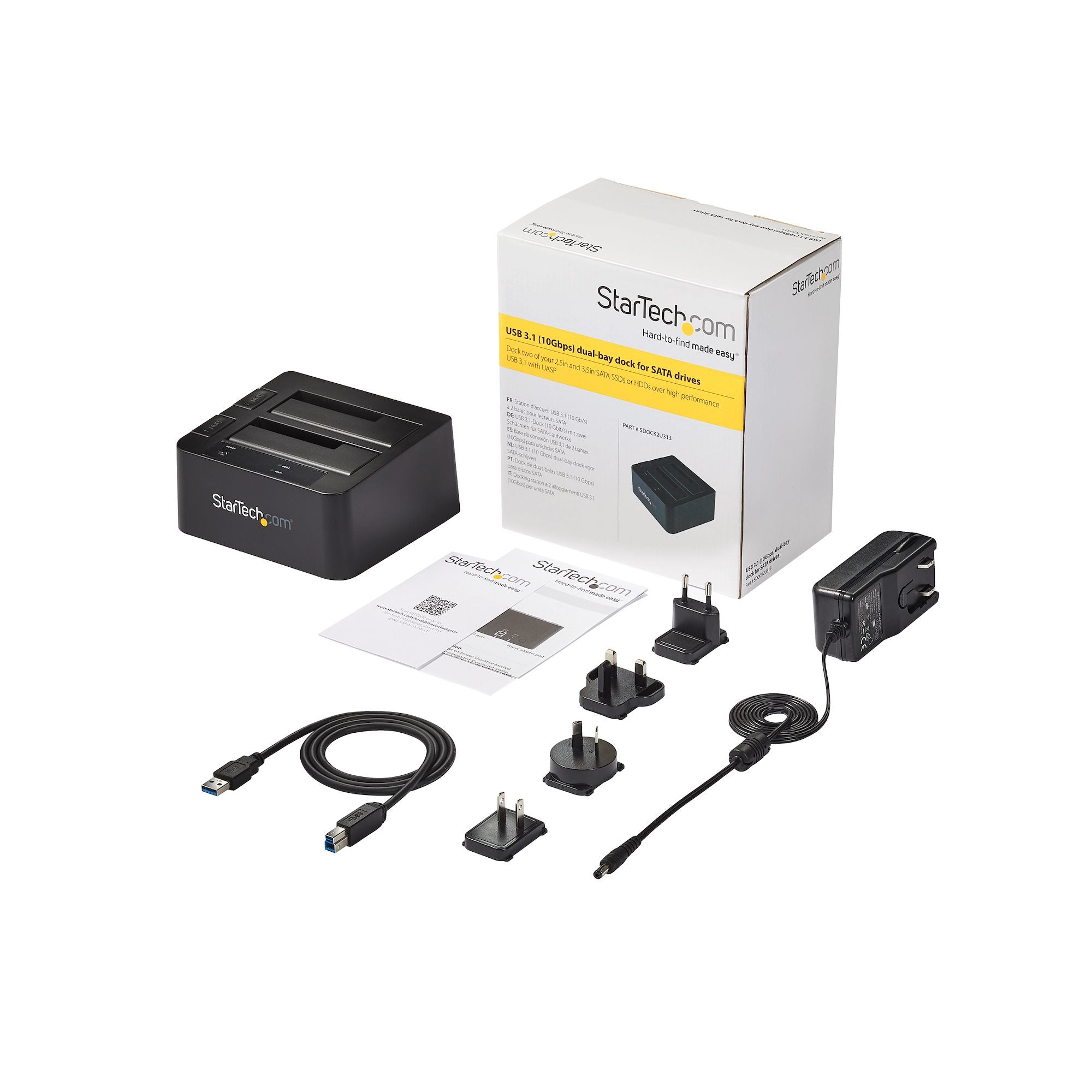 USB 3.1 10Gbps Dual-bay Dock