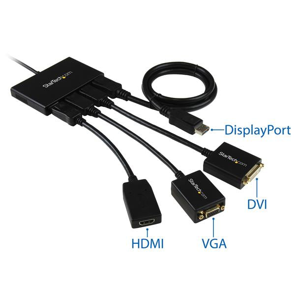 MST Hub DisplayPort to 4x DisplayPort