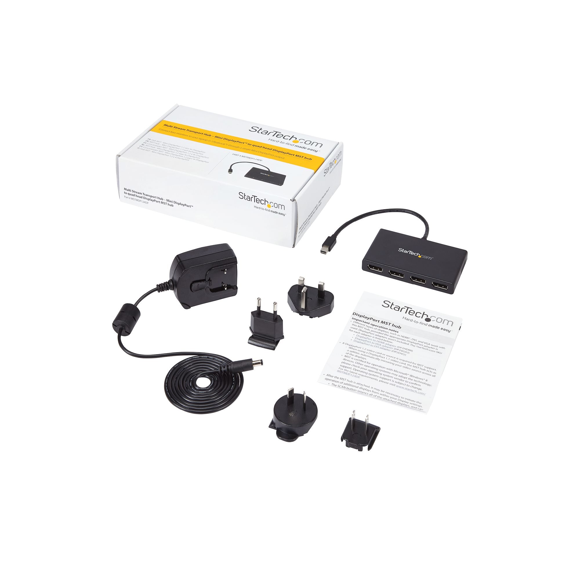 MST Hub - mDP to 4x DisplayPort