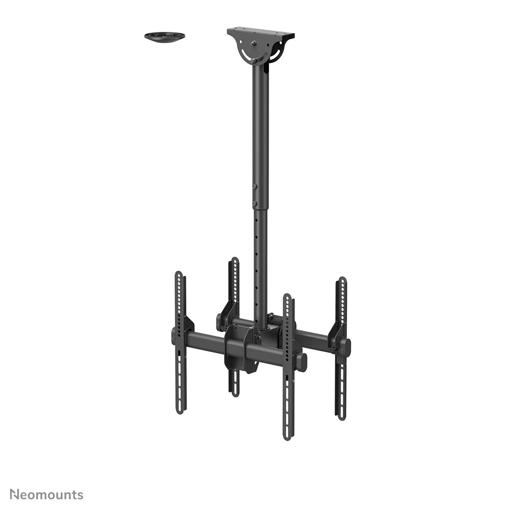 NEOMOUNTS NM-C440DBLACK Support de plafond pour double écran 32-60p - h 56-91 cm