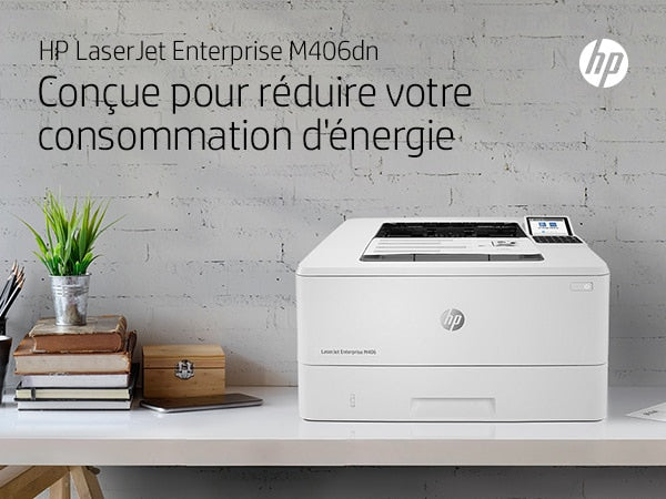 HP LaserJet Enterprise M406dn Printer Mono Duplex laser A4 1200x1200dpi 40ppm 350sheets USB LAN