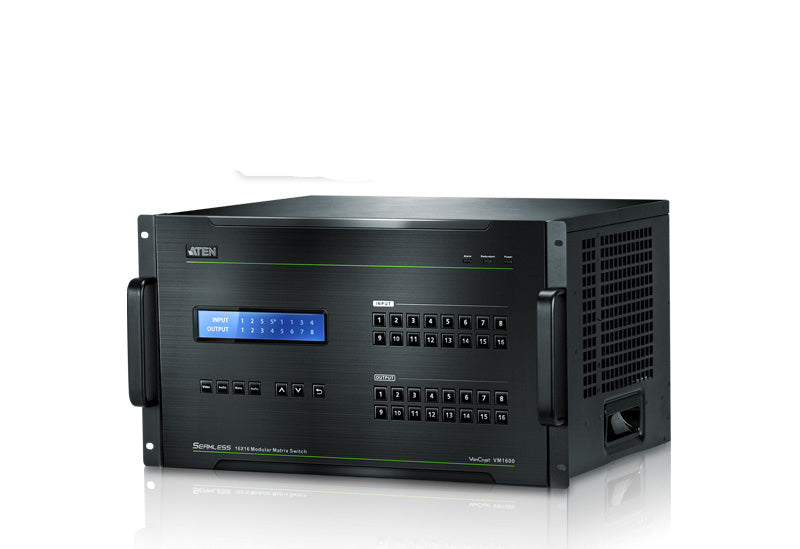 ATEN VM1600A matrice audio-vidéo 16 x 16 à châssis modulaire