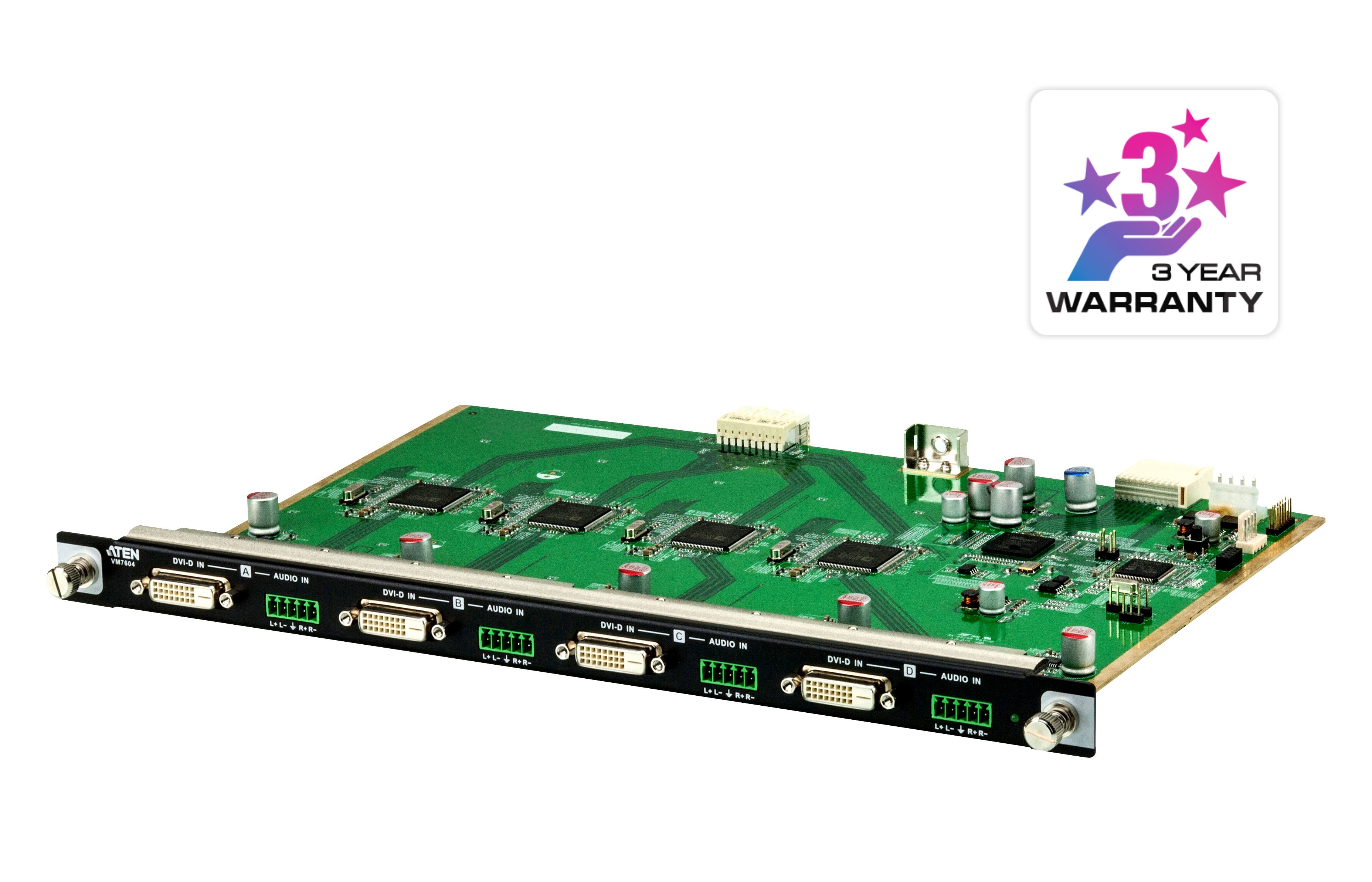 Aten VM7604 carte d entrée 4 ports DVI pour châssis VM1600