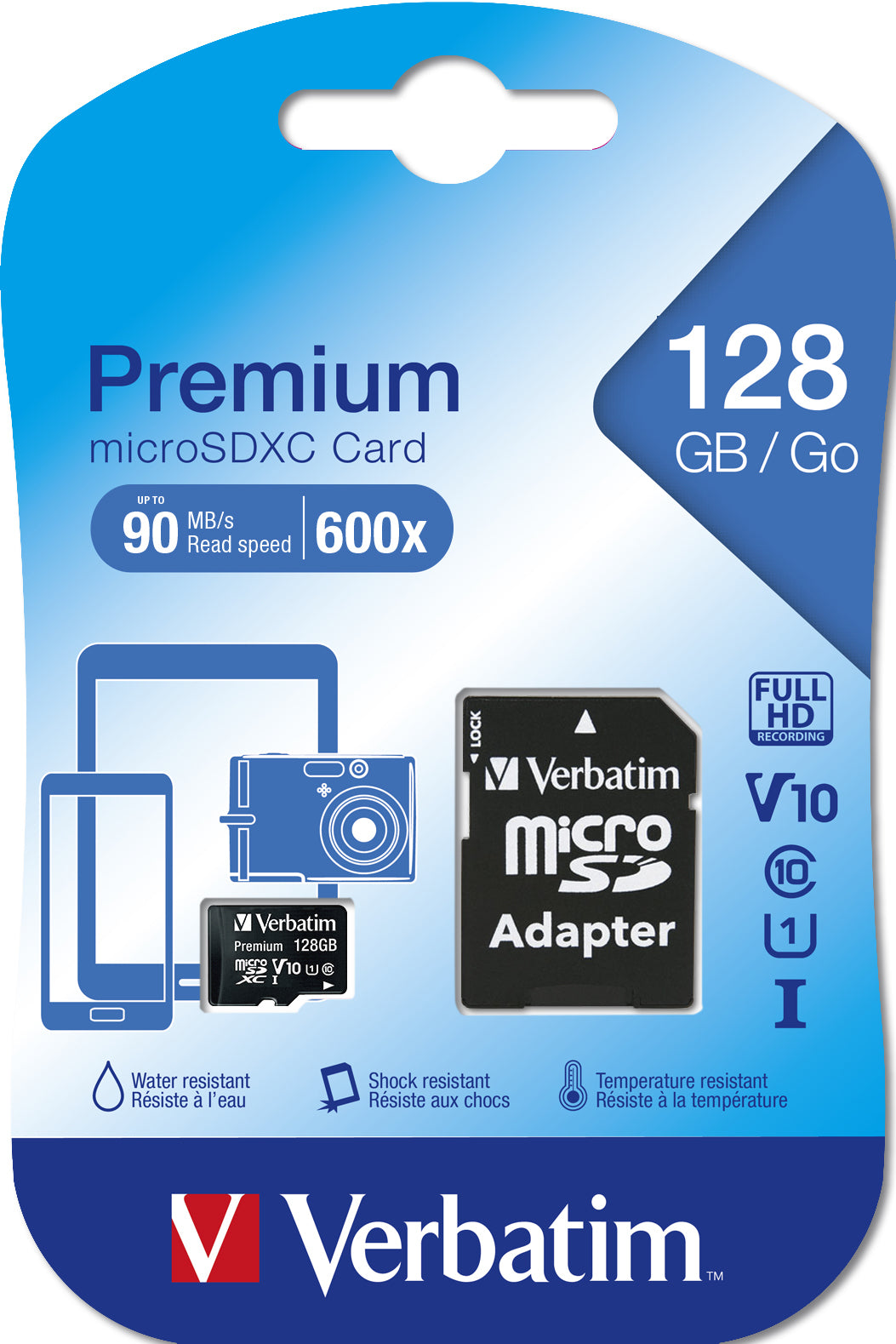 M.SDXC PR. UHS-1 128GB 10 INC ADAPTER
