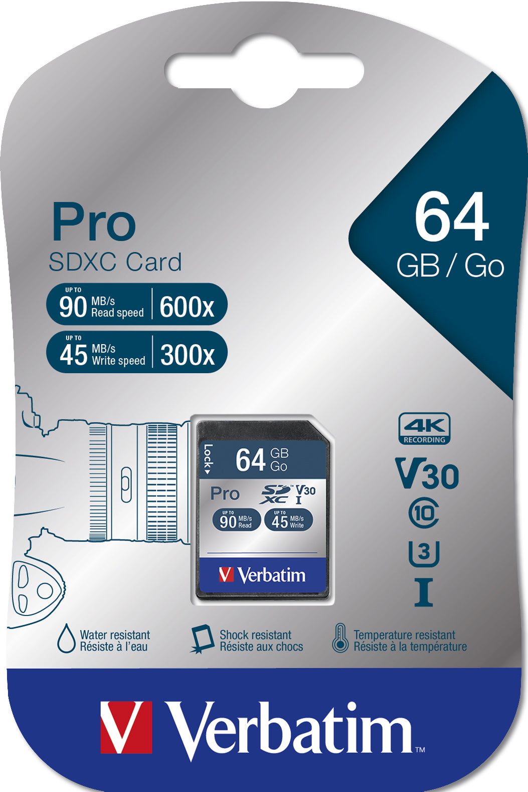 SECURE DIGITAL CARD SDXC PRO UHS-I 64GB
