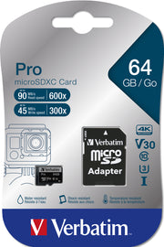 MICRO SDXC CARD PRO UHS-I 64GB CLASS 10
