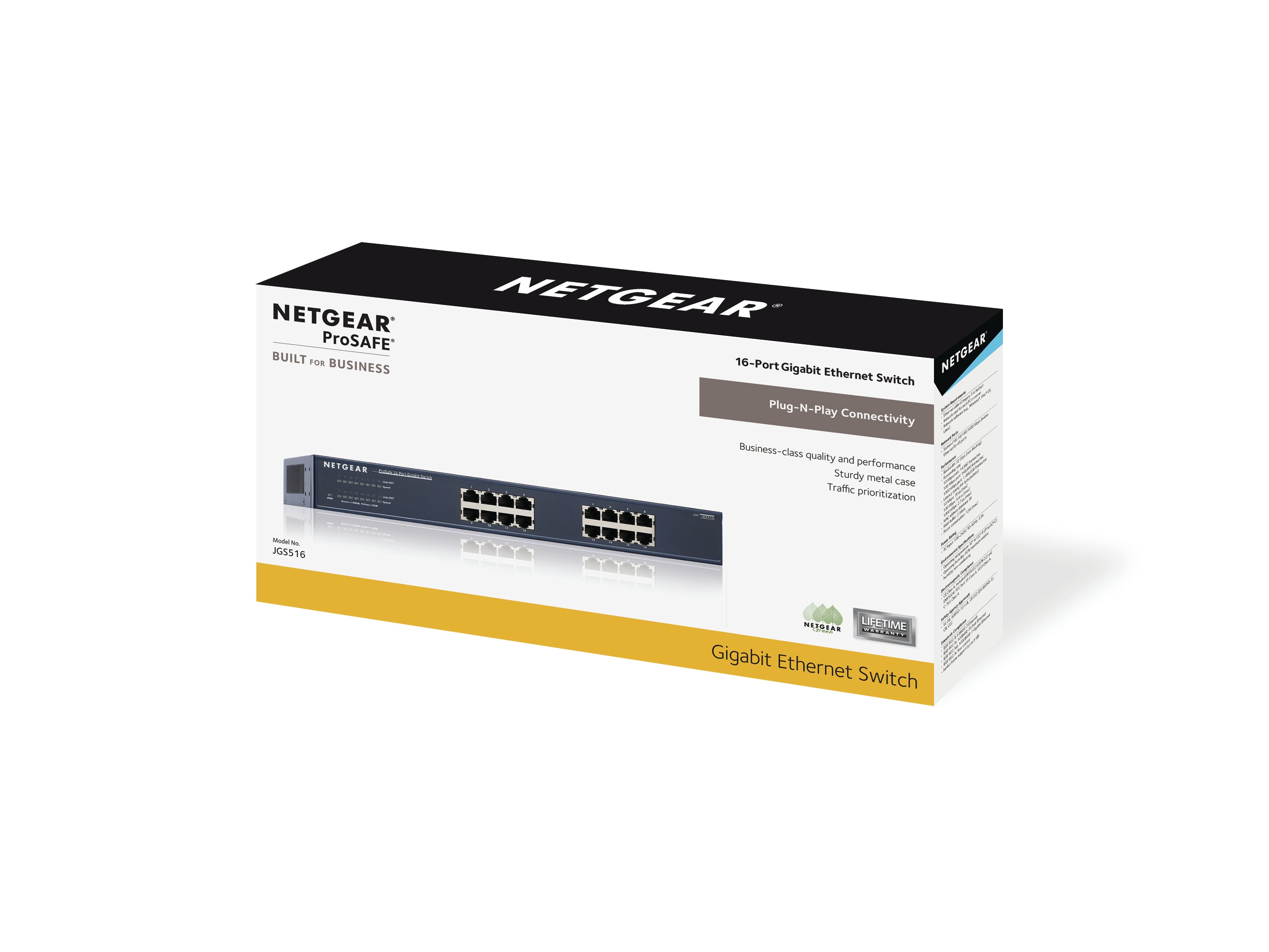 NETGEAR JGS516 Switch 16 ports Gigabit