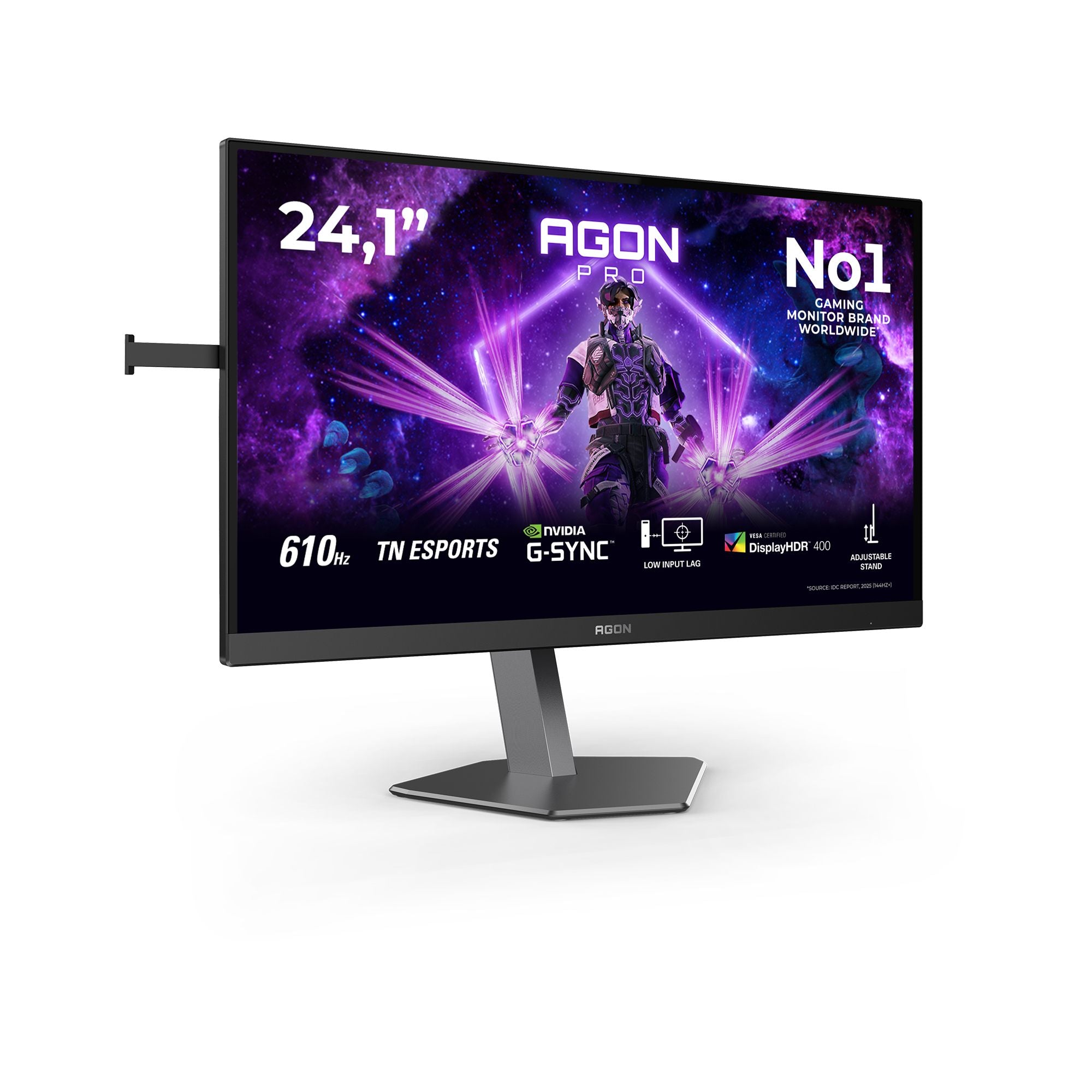 AOC AG246FK6 24.1p FHD Fast TN 610Hz 0.5ms 500cd/m2 HDMI2.1 DP USB 3.2 HUB USB PIVOT