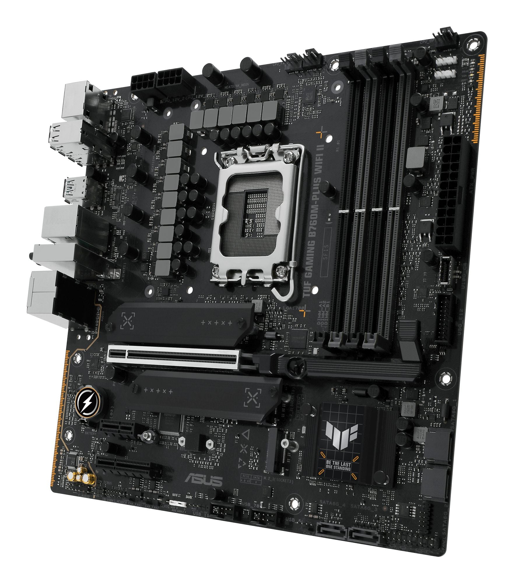 ASUS TUF GAMING B760M-PLUS WIFI II LGA 1700 4xDDR5 microATX 4xSATA MB 1xHDMI 1xDP 3xM.2