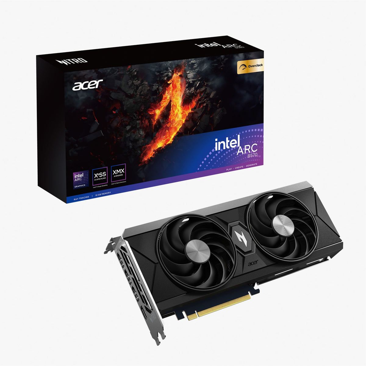 Intel Arc B570 2690 Mhz 10 GB 8-Pinx2