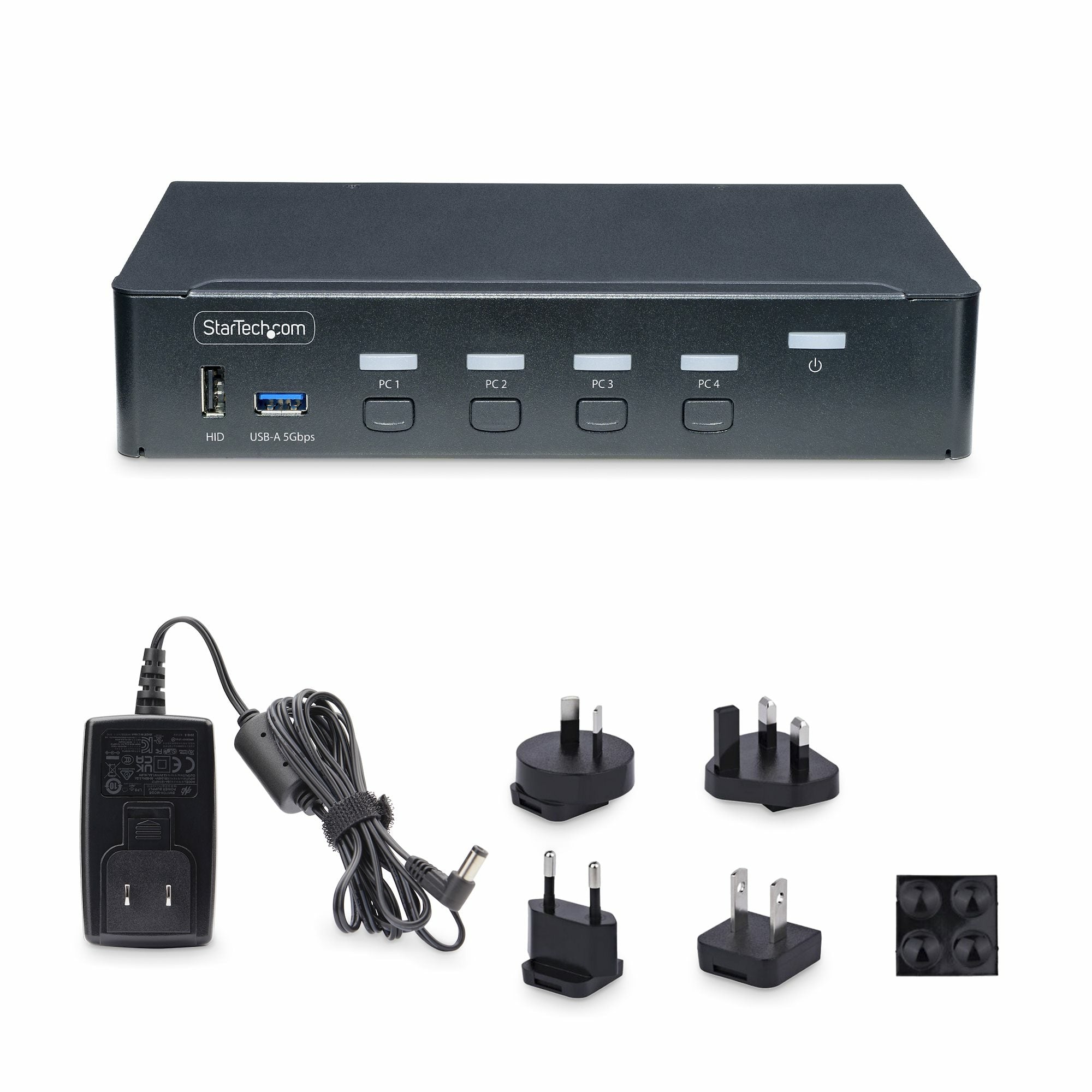 4-Port DisplayPort KVM Switch 4K 60Hz