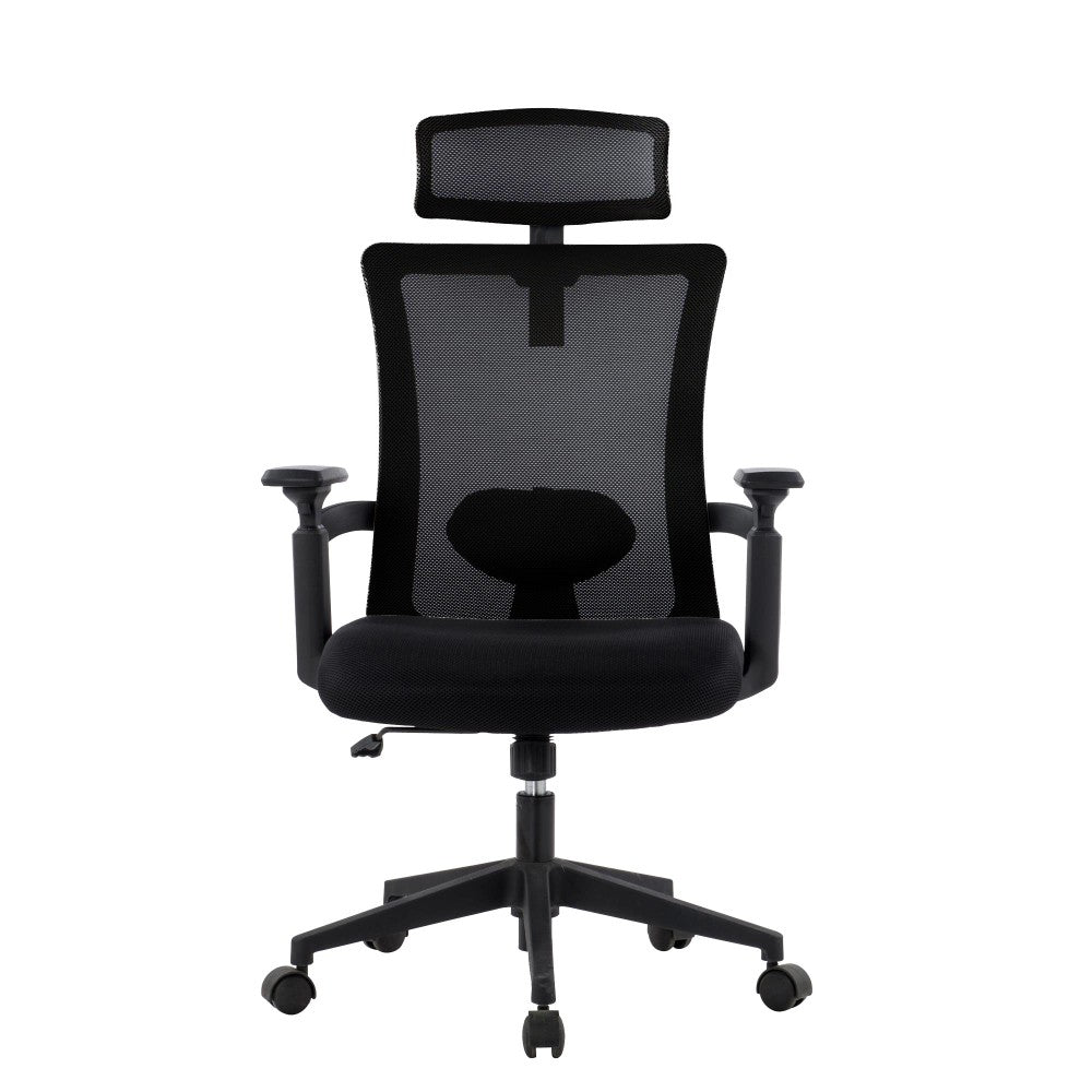 Techly ICA-CT MC016 Chaise de bureau noire 16