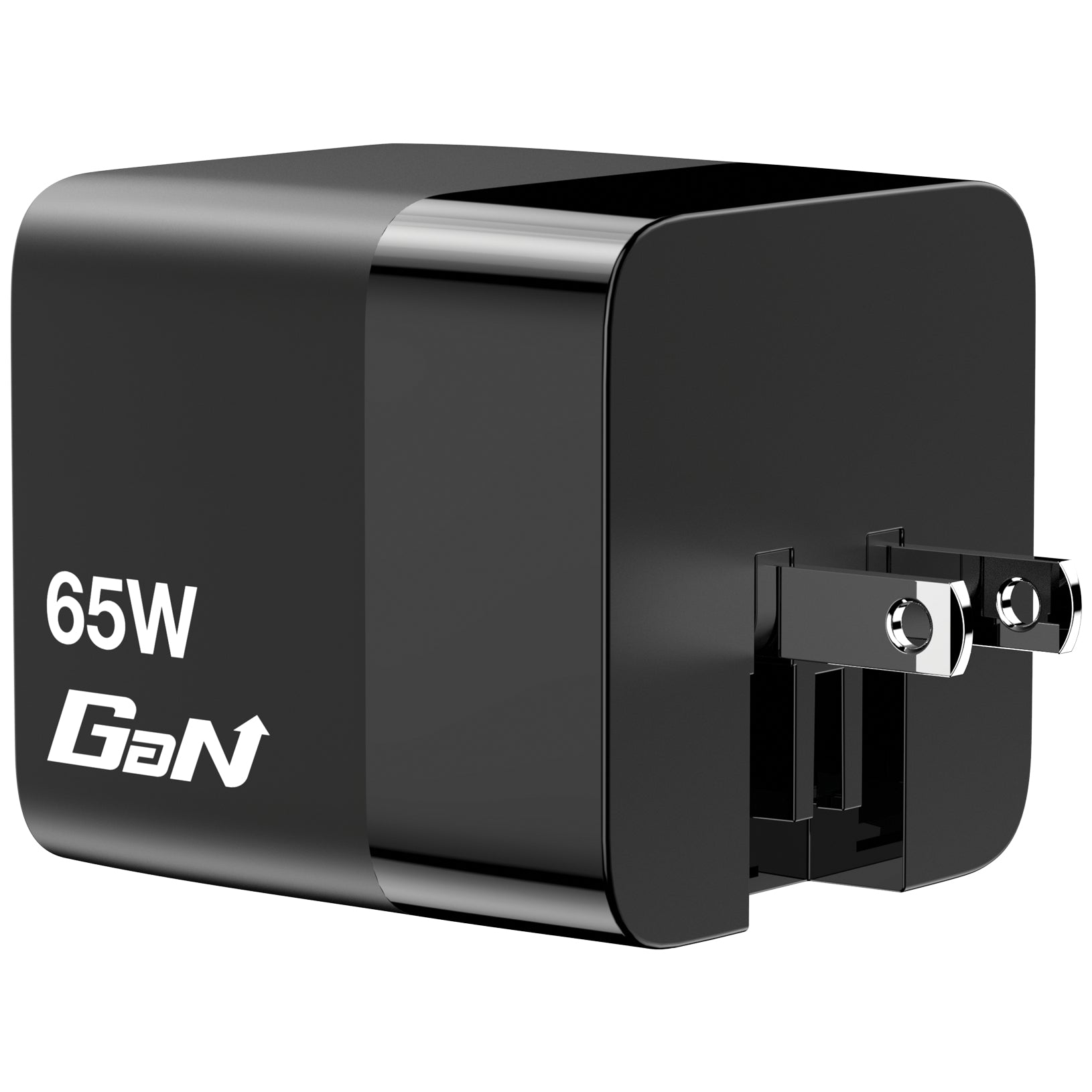 VERBATIM GAN CHARGER 65W 2 PORT RETR CABLE US/EU/UK ADP WCF (P)