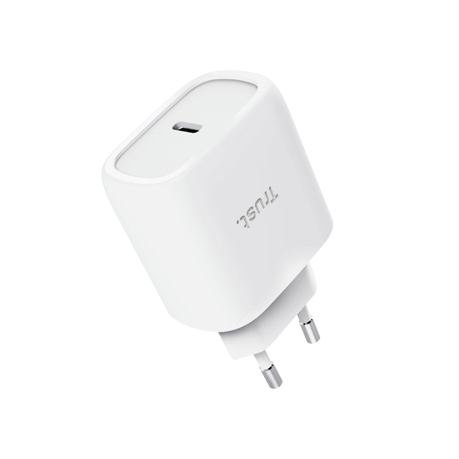 TRUST Alimentation universelle MAXO USB-C 45 watts 1 port APPLE (blanche) + câble