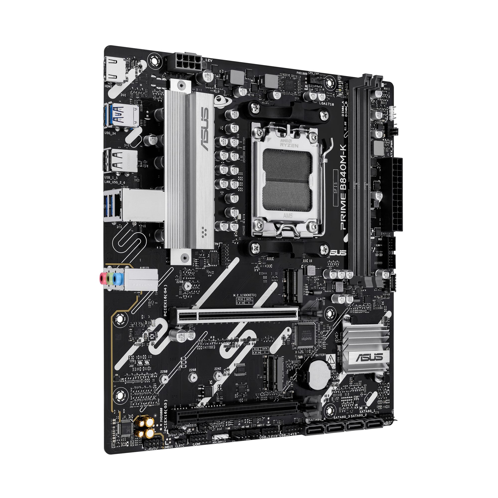 ASUS AMD PRIME B840M-K micro-ATX motherboard DDR5 2xM.2