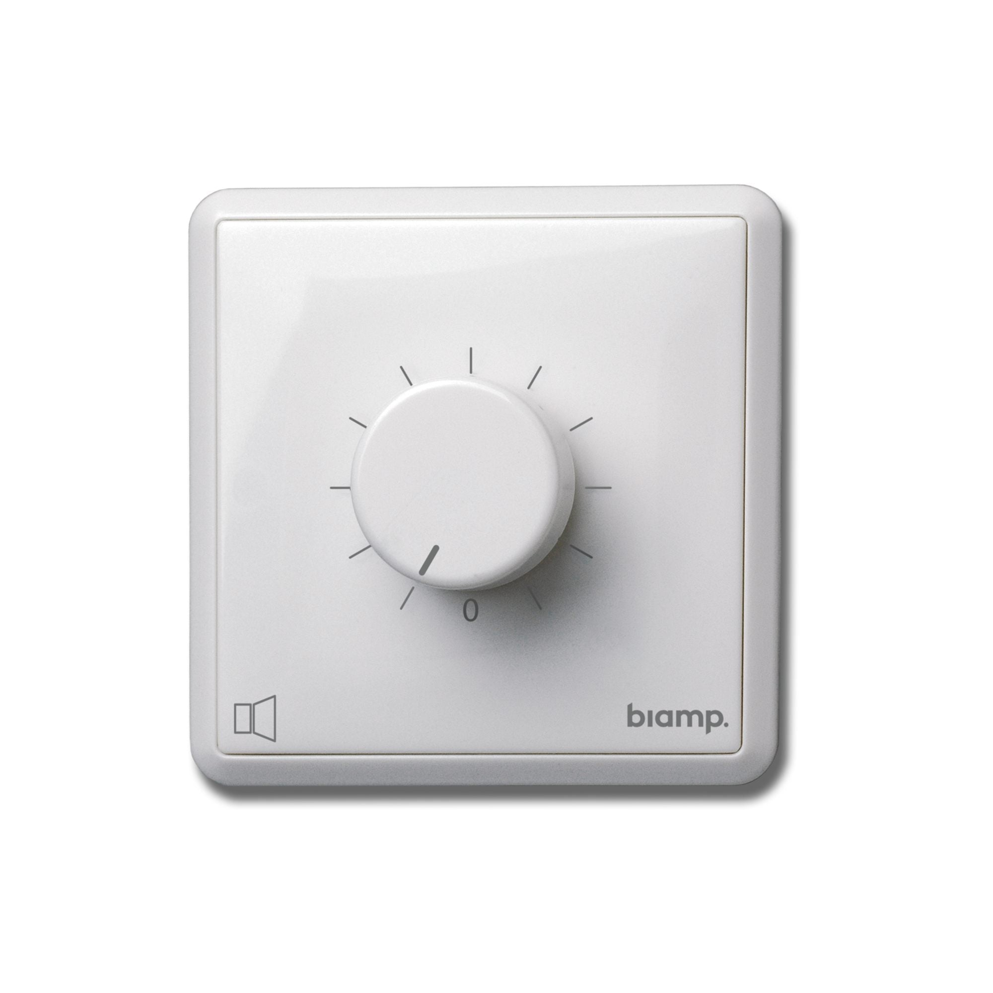 Biamp 100 volt, 120 Watts Euro Volume Contol, white