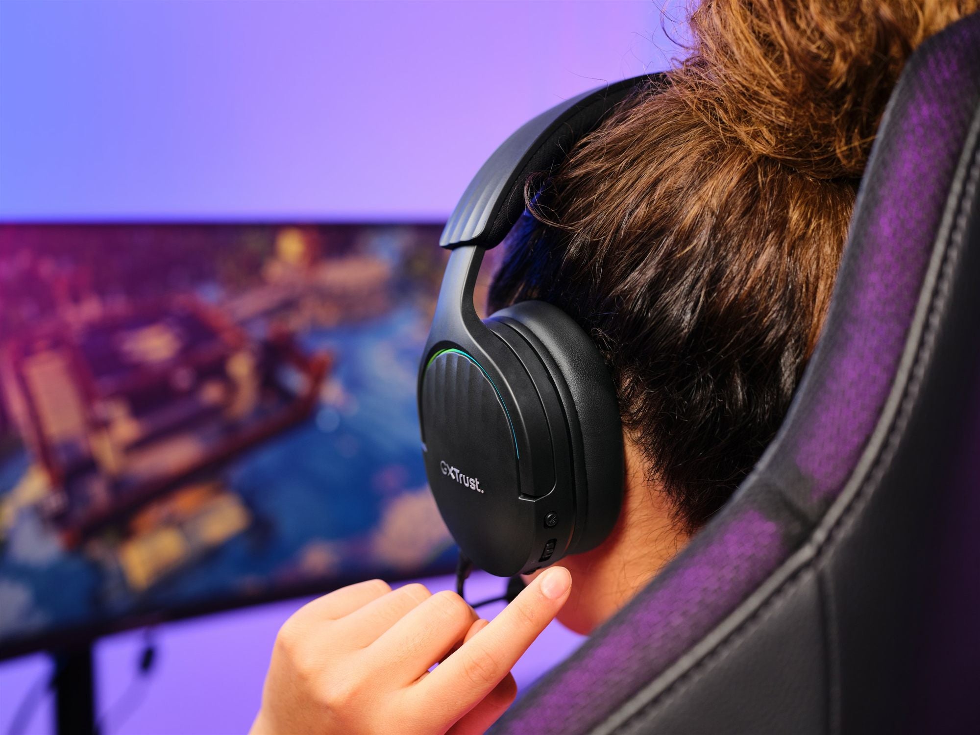 TRUST Casque gaming sans fil FAYZO DUAL Wireless - Black