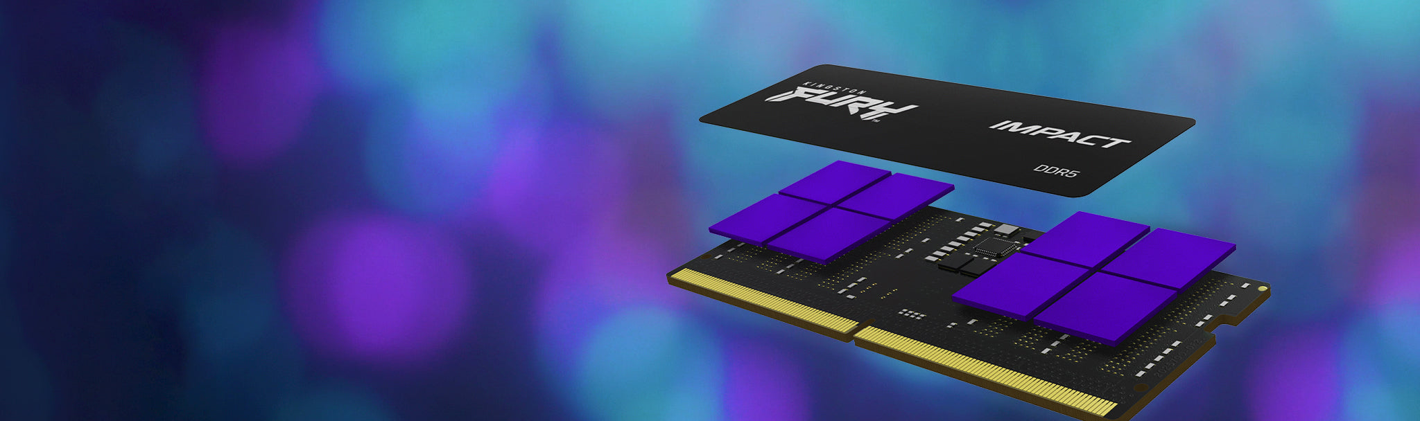 KINGSTON FURY Impact 16Go 6400MT/s DDR5 CL38 SODIMM XMP