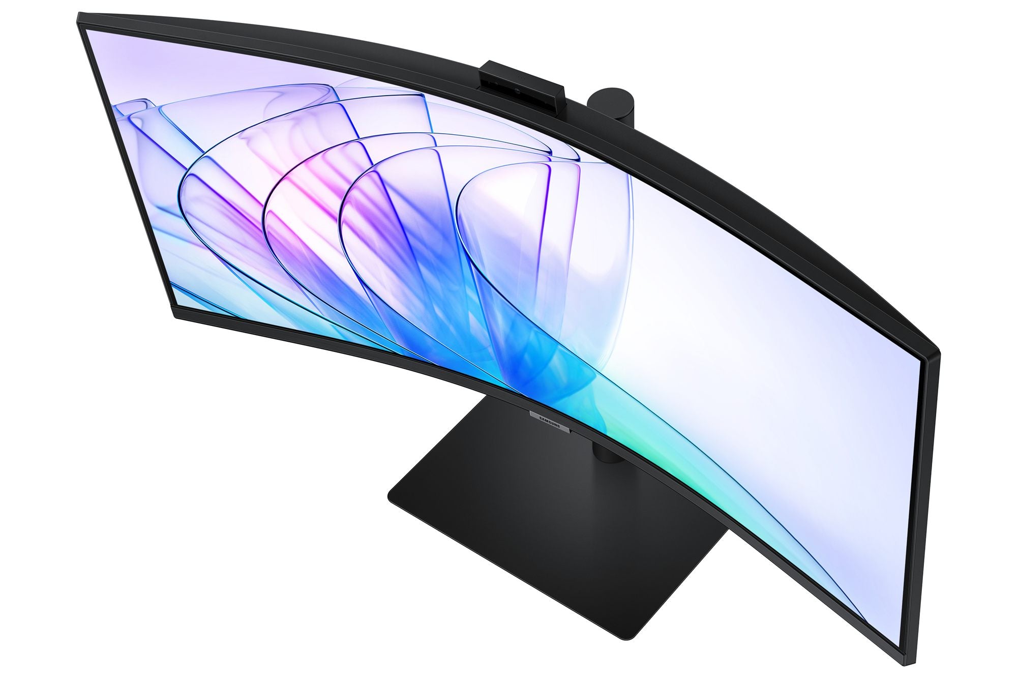 SAMSUNG ViewFinity S6 S34C652VAU Ecran incurvé 34p avec WEBCAM UWQHD 3440 x 1440 @100Hz VA 350cd/m² HDR10 5ms HDMI DP USB-C 90W HP