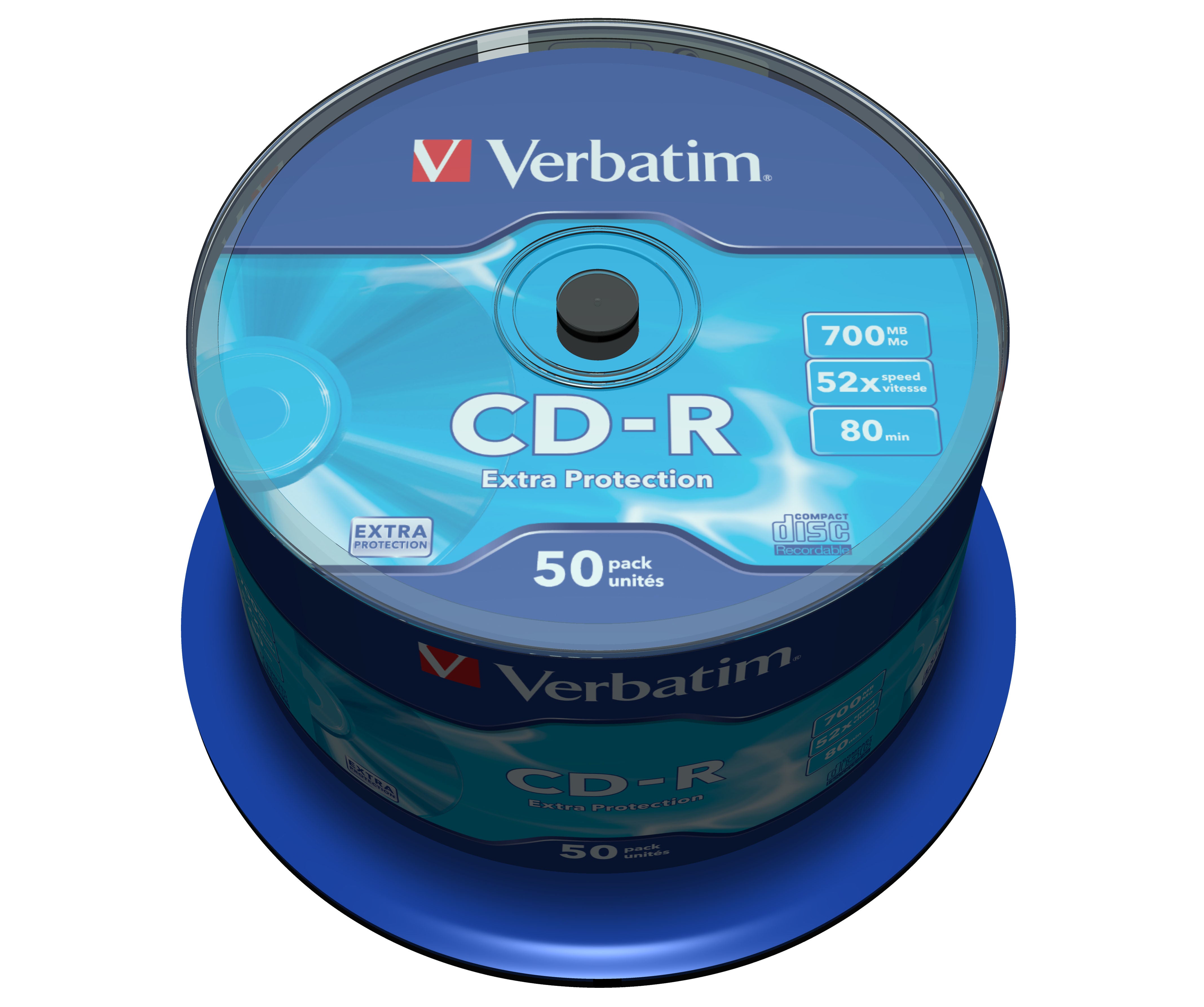 CD-R/700MB 80Min 52x Datalife Spdl 50pk