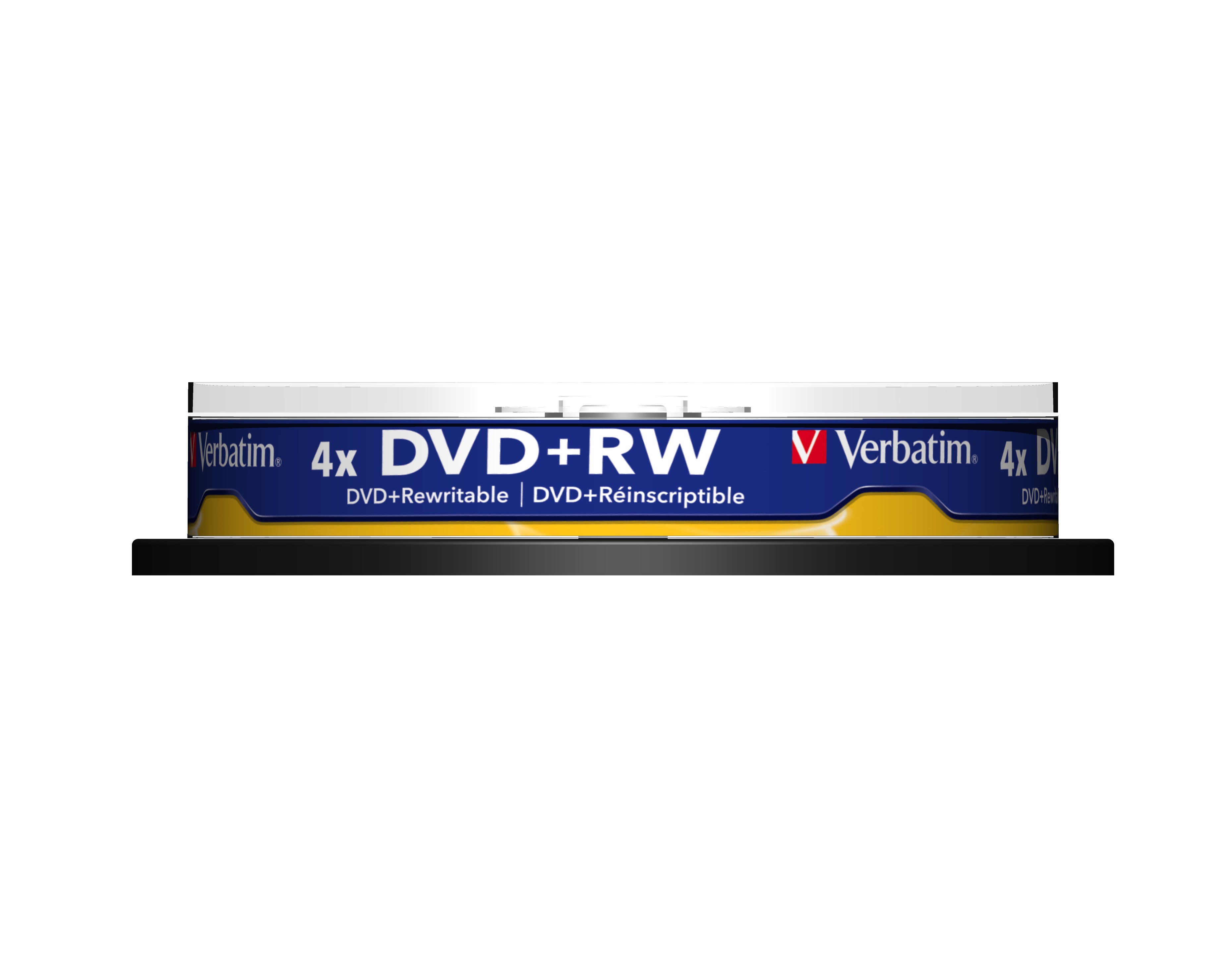DVD+RW/4.7GB 4xspd Spdl 10pk