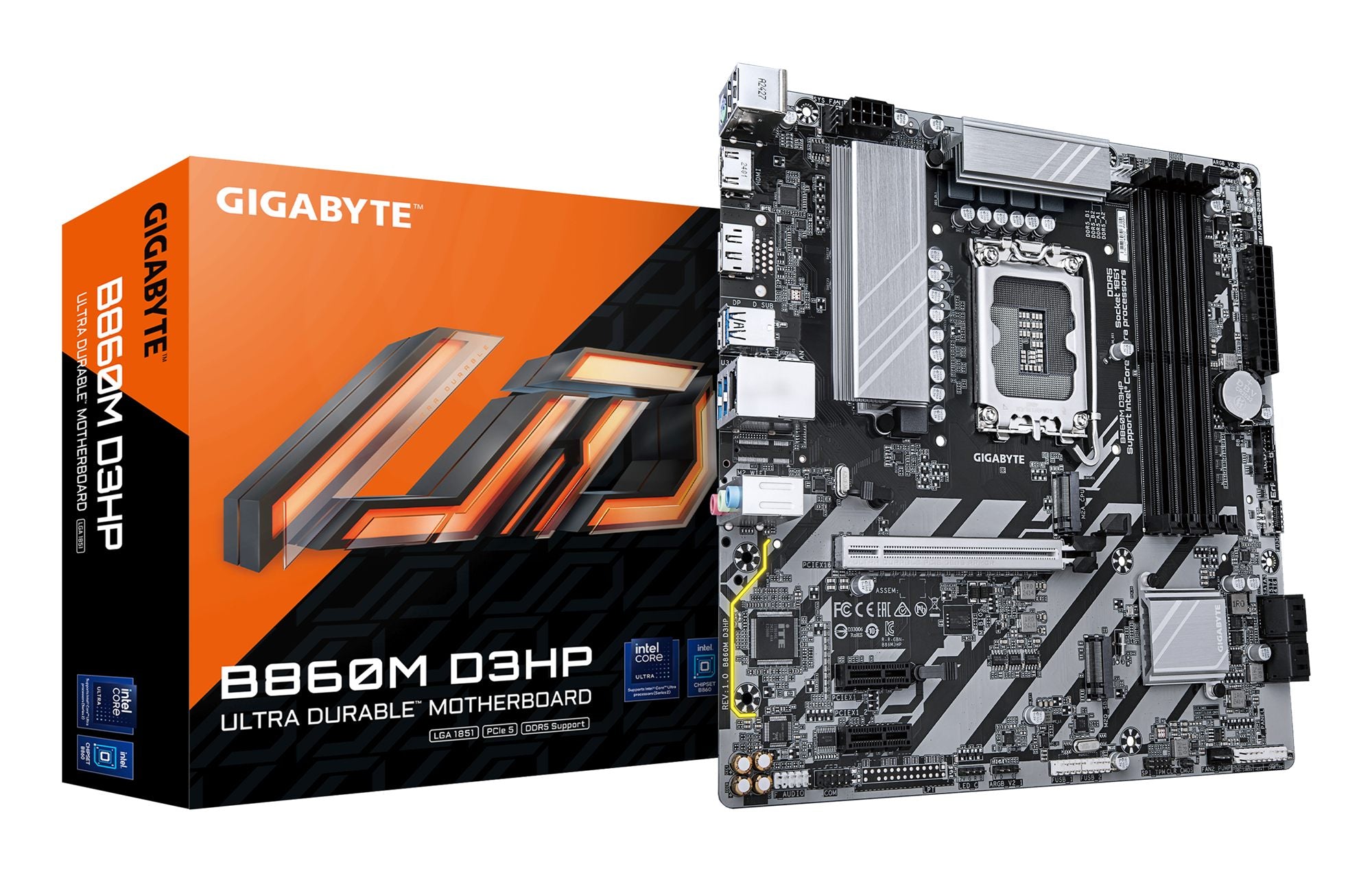 GIGABYTE B860M D3HP carte mere Intel B860 LGA 1851 (Socket V1) micro ATX