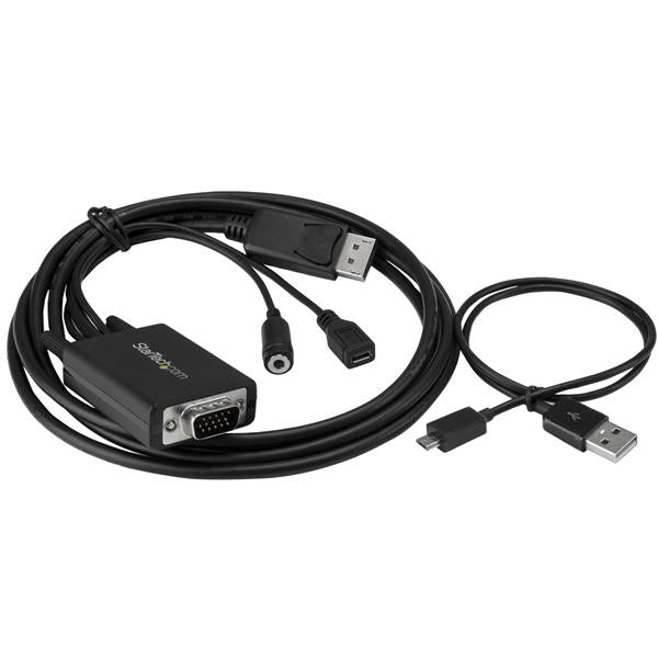 Cable Adapter mDP to VGA with audio - 2m