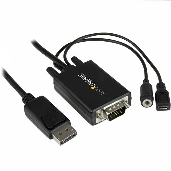 Cable Adapter mDP to VGA with audio - 2m