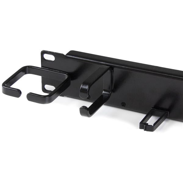 1U 19" Horizontal Cable Management Panel
