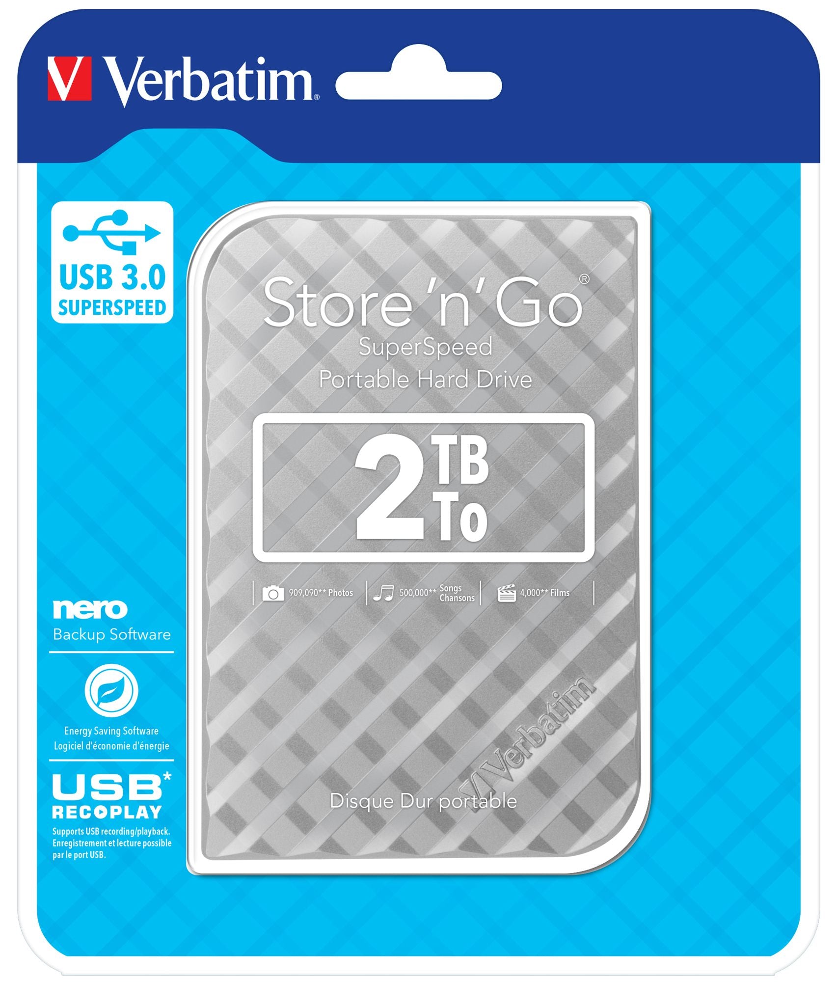 Store n Go 2.5" 6.35cm 2 2TB 3.0 SILV