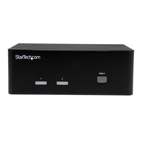 2-port KVM Switch w/Dual VGA - USB 2.0