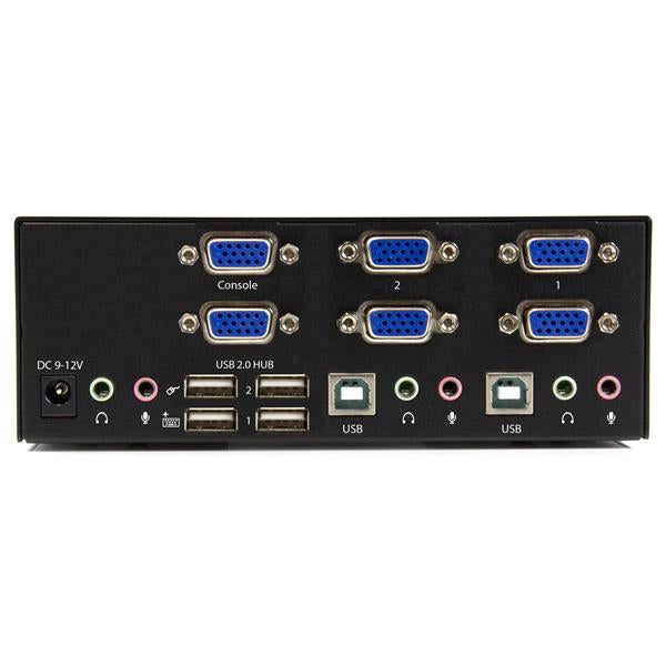 2-port KVM Switch w/Dual VGA - USB 2.0