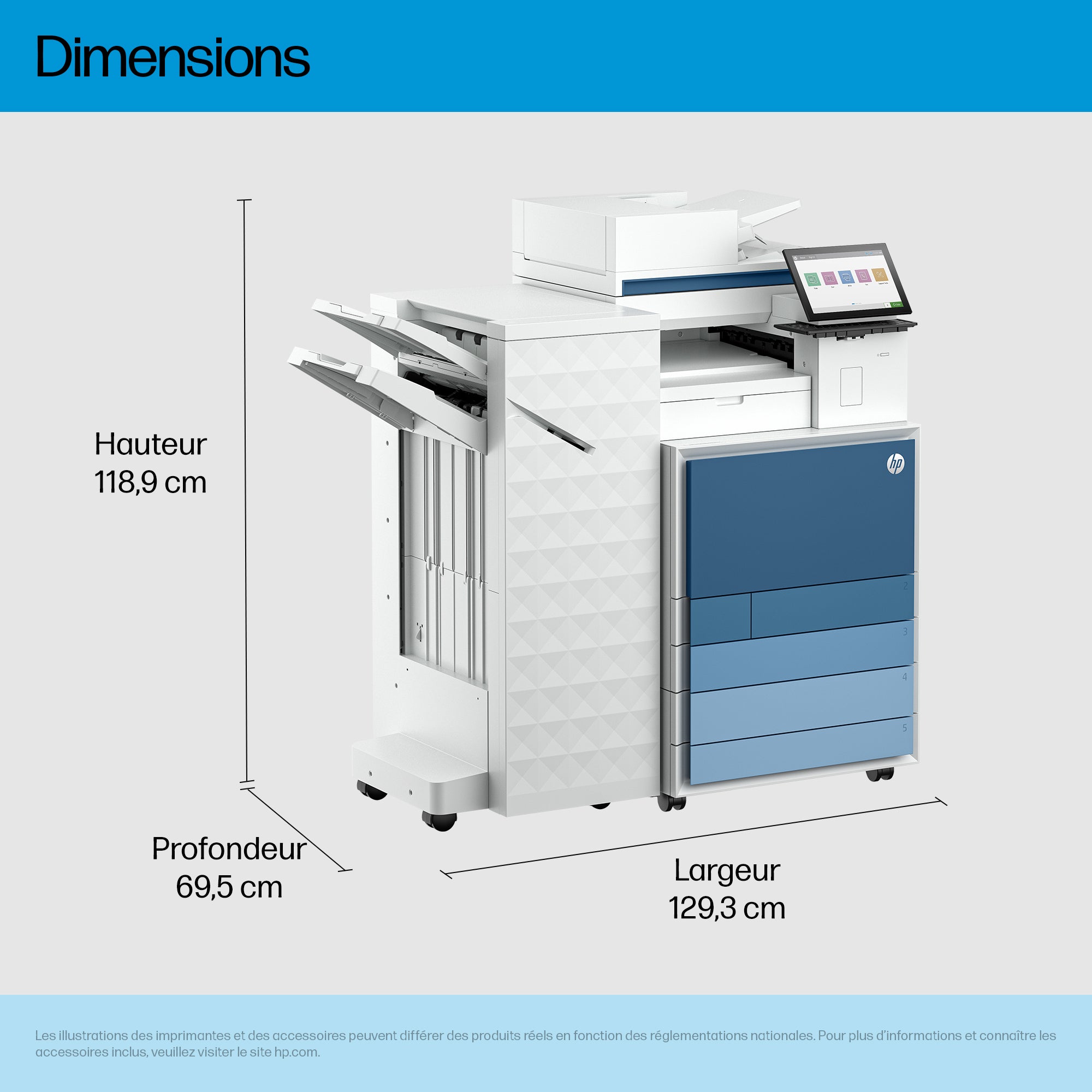 HP Clr LaserJet Ent Flw MFP8801z+Prntr E