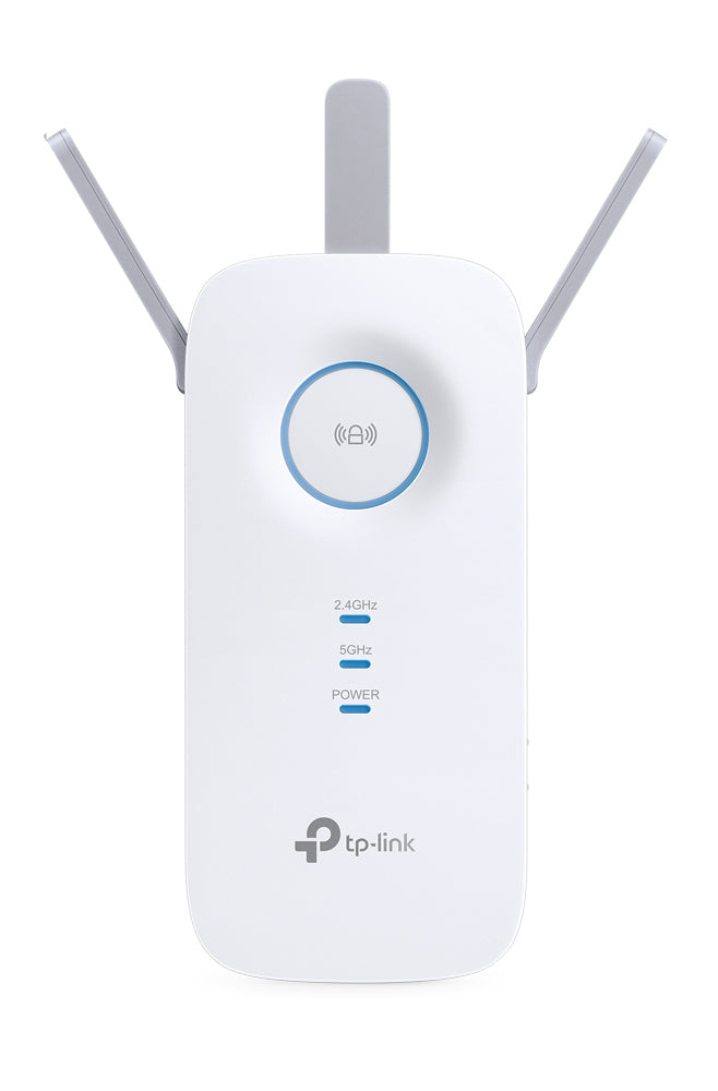 TP-LINK AC1750 Dual Band Wireless Wall Plugged Range Extender Qualcomm 1300Mbps at 5Ghz + 450Mbps at 2.4Ghz 802.11ac/a/b/g/n