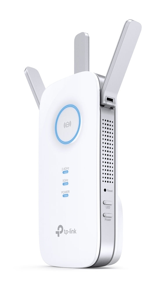TP-LINK AC1750 Dual Band Wireless Wall Plugged Range Extender Qualcomm 1300Mbps at 5Ghz + 450Mbps at 2.4Ghz 802.11ac/a/b/g/n