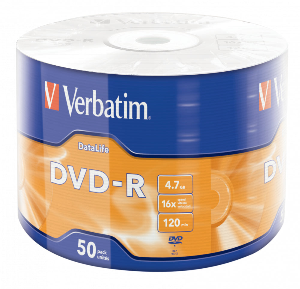 DVD-R DATA LIFE 4.7GB 16X MATT SIVER SUR