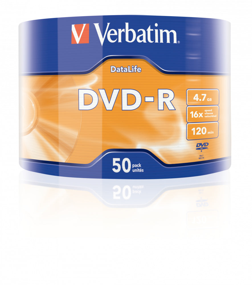 DVD-R DATA LIFE 4.7GB 16X MATT SIVER SUR