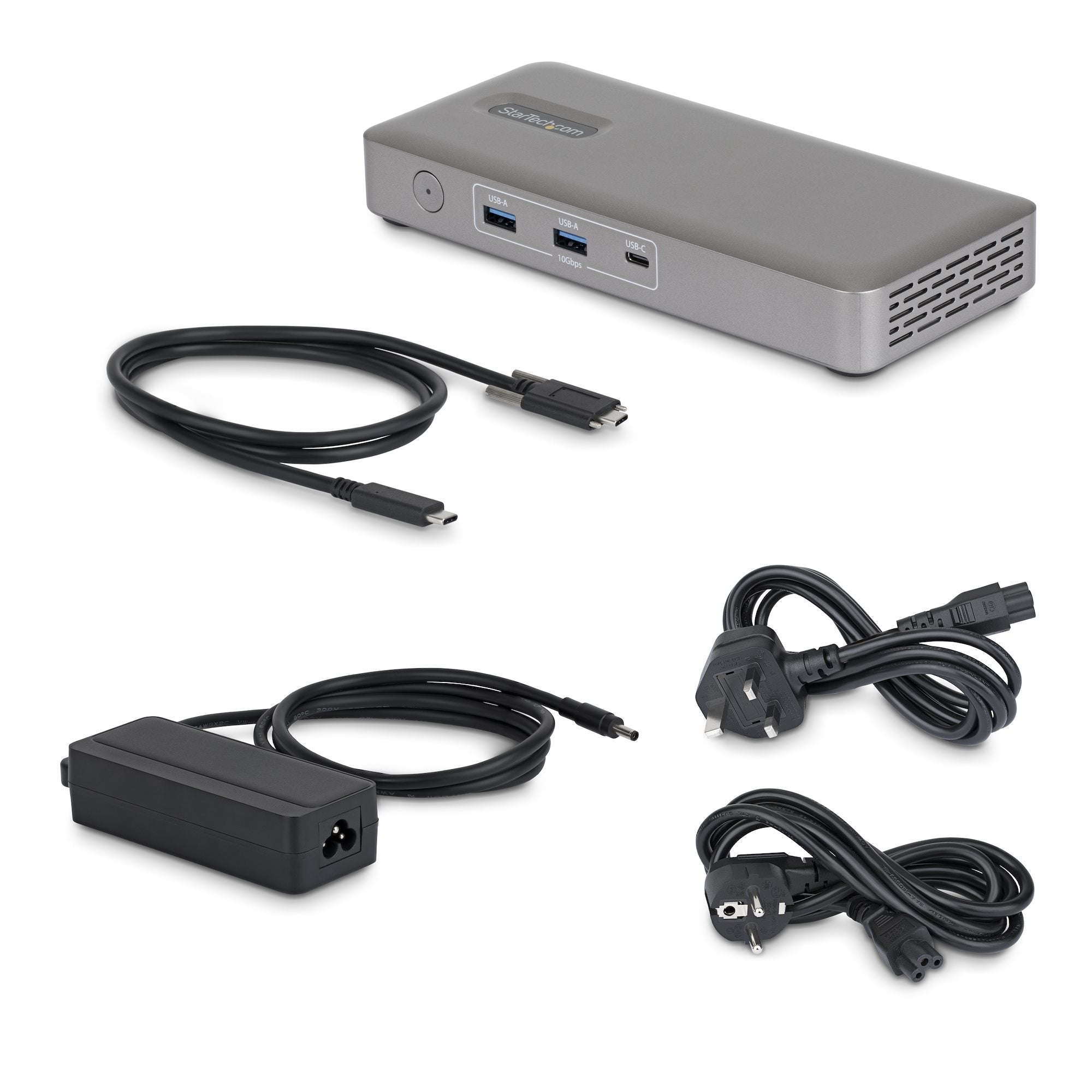 Dual-DP USB4 Dock 100W PD Driverless
